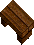 wooden bench