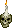 skull with candle